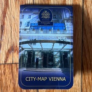 Austria 🇦🇹 Mini Vienna City Map - Vintage / Pocket Size 🗺️